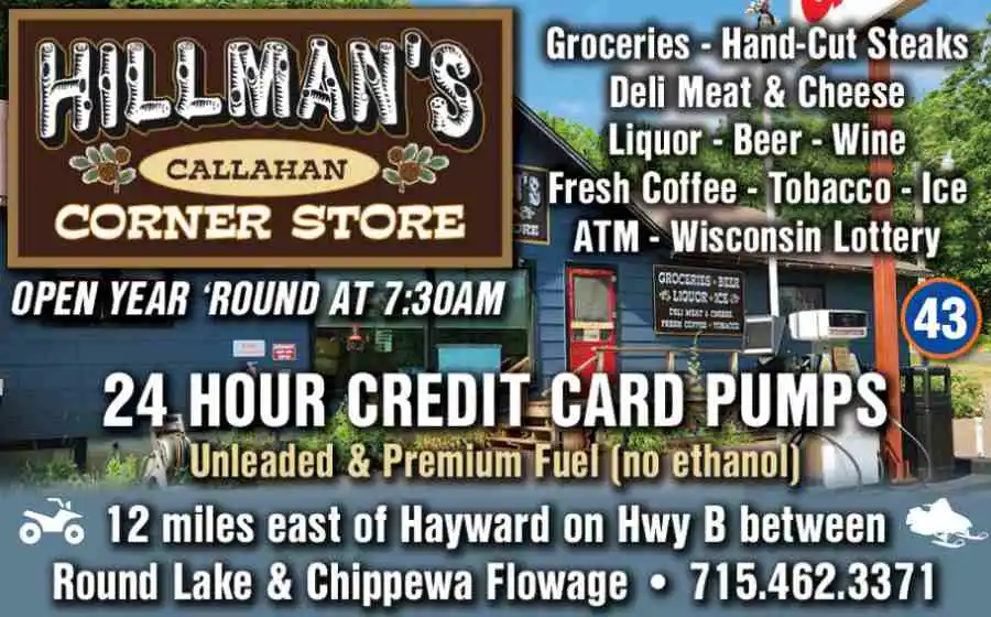 Winter Lodging Hillman's Callahan Corner Store