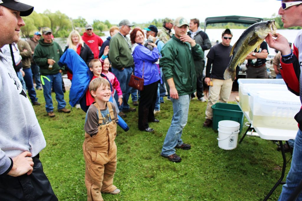 Chippewa Flowage has red-hot Bass action on a cold July day!