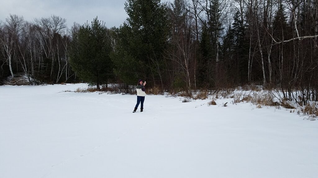 Winter Hike on the Chippewa Flowage