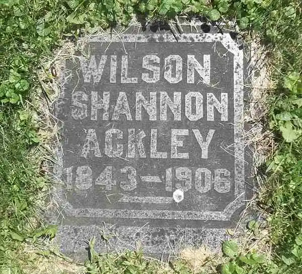 Wilson Shannon Ackley -1897