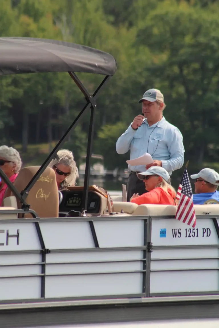 Historical tour of the east side (held August 2023) was narrated by John Dettloff