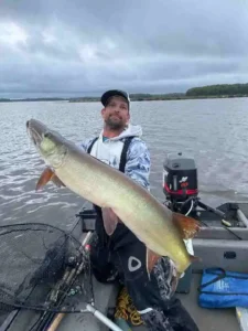 Muskie Fishing the Chippewa Flowage: Rob Ornberg - 48 Inches - Winner Musky Hunt 2023