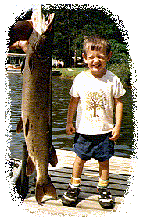 Four year old boy lands Monster Musky